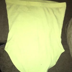 Lime green onesie
